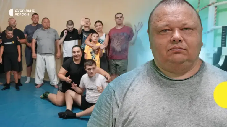 Михайло Нестеров, ветеран та тренер з карате, займається з дітьми з розладами аутистичного спектру в Херсоні. 4