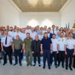 Сучасний Херсонський порт з новою інфраструктурою та суднами, на тлі чистого неба