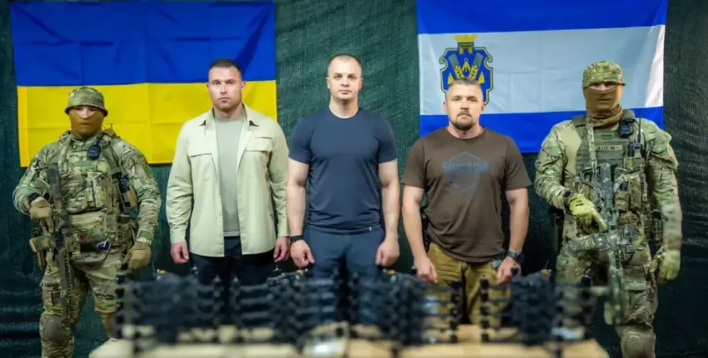 Ярослав Шанько передав безпілотники КОРДу на 950 тисяч гривень у Херсоні