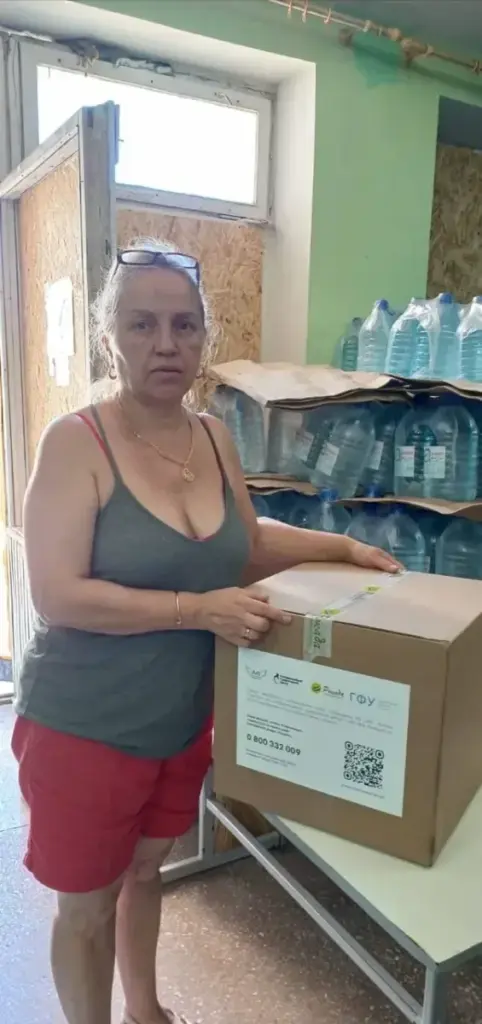 Зеленівський та Степанівський округи Херсона отримали 2020 наборів допомоги