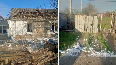 Руйнування та пожежі: російські безпілотники атакували Зеленівку поблизу Херсона