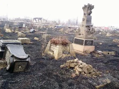 В Херсоне сгорело мемориальное еврейское кладбище (уточнено)