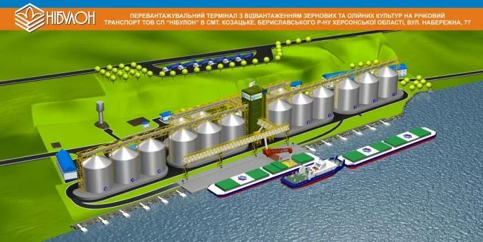 Перегрузочный терминал ООО СП «Нибулон» в Казацком будет сдан до конца июня