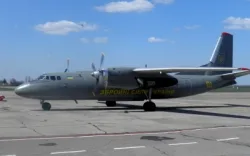 Пресс-служба Херсонской ОГА сняла клип о прибытии первого самолета в аэропорт “Херсон”
