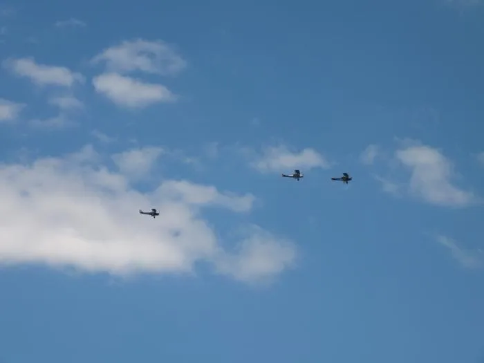 Сегодня 2 тыс. херсонцев пришли посмотреть на ретро-самолеты аэроклуба Air Squadron