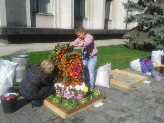 В Херсоне уже готовят цветочные ковры