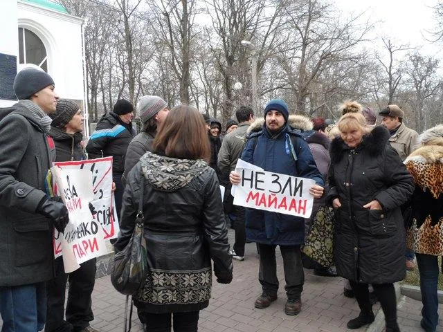 Активисты херсонского Евромайдана заявили, что «милиция с народом»
