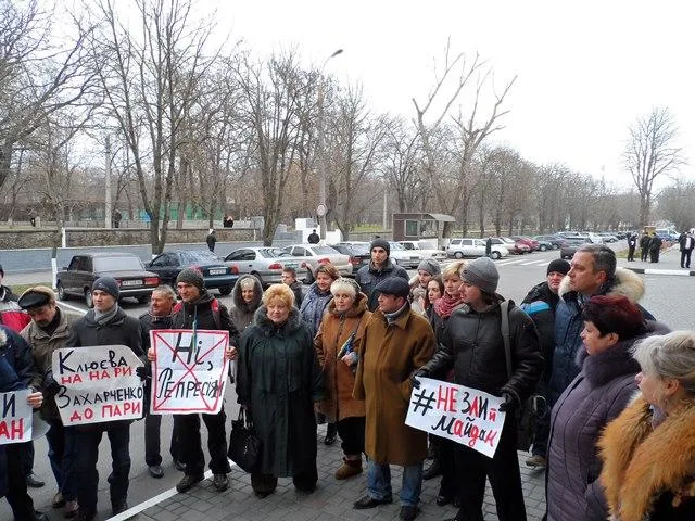 Активисты херсонского Евромайдана заявили, что «милиция с народом»