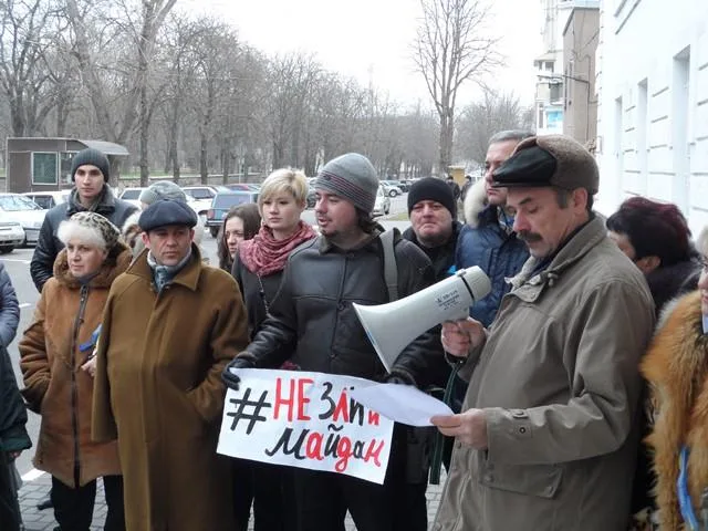 Активисты херсонского Евромайдана заявили, что «милиция с народом»