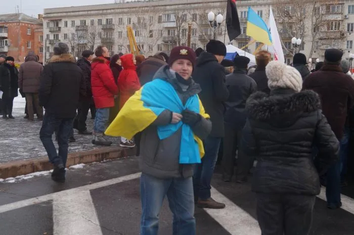 Сегодня в Херсоне сторонники евроинтеграции собрались на Евромайдан в 17-й раз