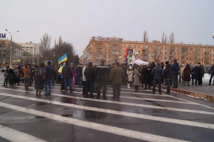 Сегодня в Херсоне сторонники евроинтеграции собрались на Евромайдан в 17-й раз