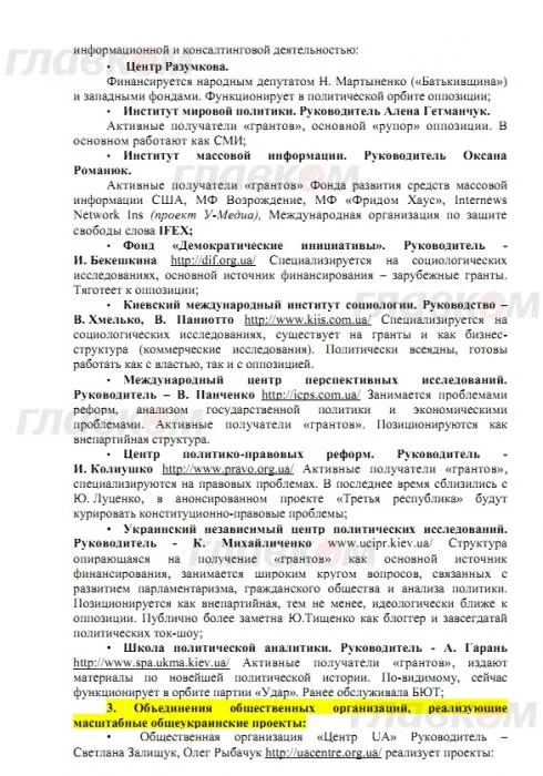 “Регионалы” составили список всех врагов своего режима