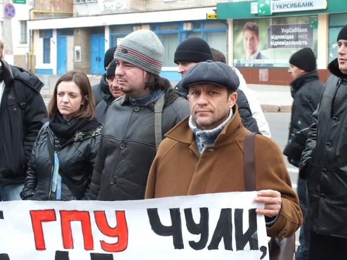 Активисты Херсонского Евромайдана “передали привет” Пшонке через Свиденко (дополнено)