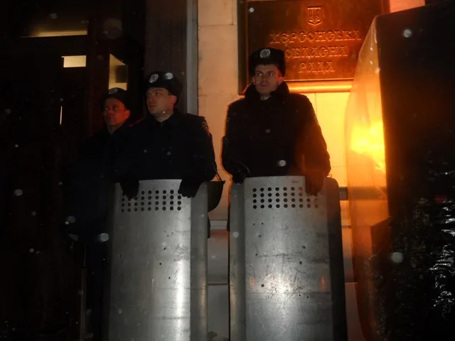 В Херсоне опять стояли два Майдана