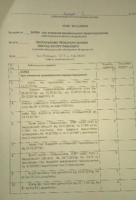 Привлечь херсонского чиновника к уголовной ответственности!
