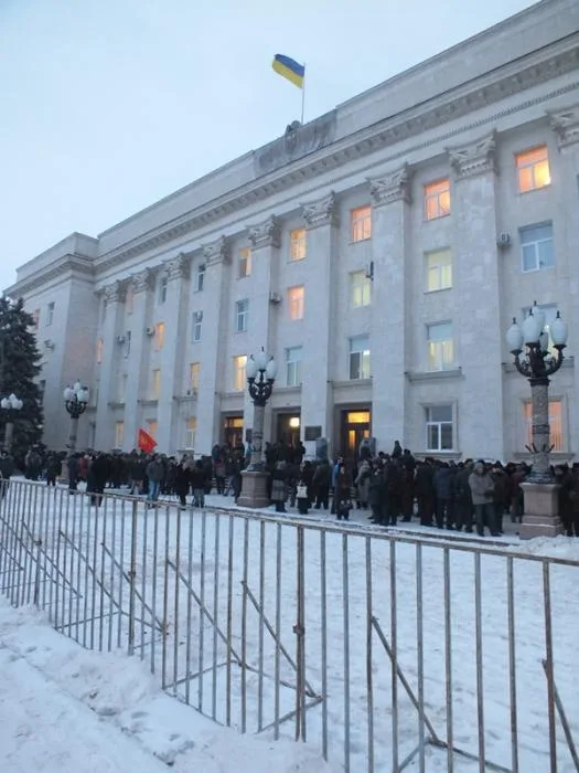 В Херсоне опять стояли два Майдана