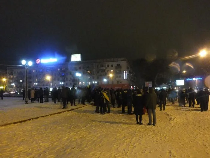 В Херсоне опять стояли два Майдана