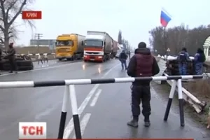 Пост ГАИ “Чонгар” контролирует крымский “Беркут” подчиненный Януковичу