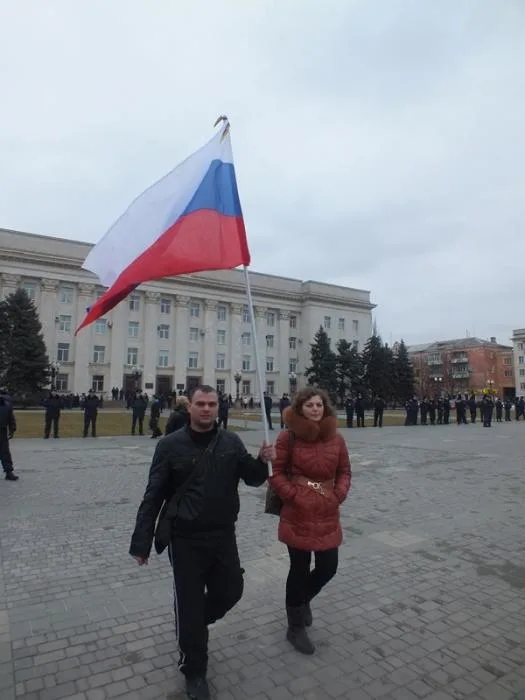 В Херсоне на Юго-Восточный митинг и митинг за Евромайдан собралось одинаковое количество людей