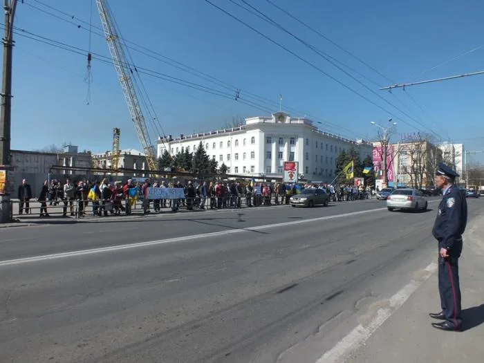 Херсонские коммунисты затерялись между Евромайданами (фоторепортаж)