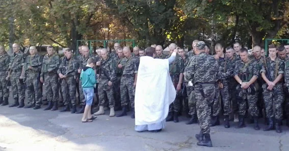 Батальон “Херсон” отбыл на Восточный фронт