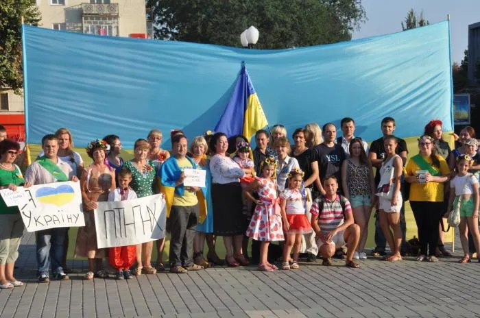 В Херсоне прошла акция “Патриотическое фото”