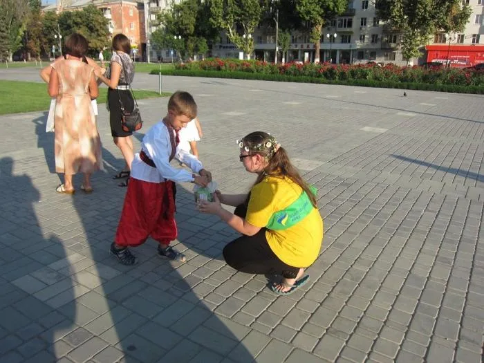 В Херсоне прошла акция “Патриотическое фото”