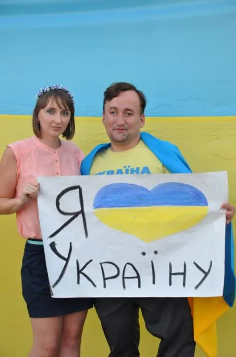 В Херсоне прошла акция “Патриотическое фото”