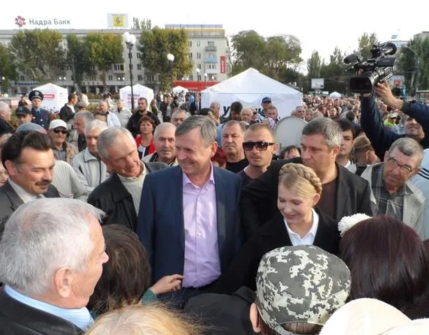 Юлия Тимошенко встретилась с херсонцами