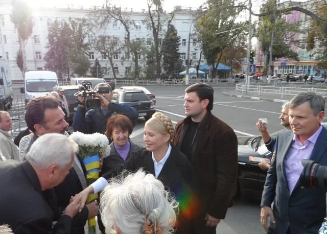 Юлия Тимошенко встретилась с херсонцами