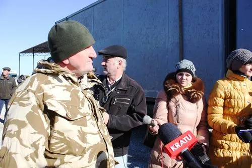 Батальону “Полесье”, который дислоцируется на Херсонщине, передали 4 вагона