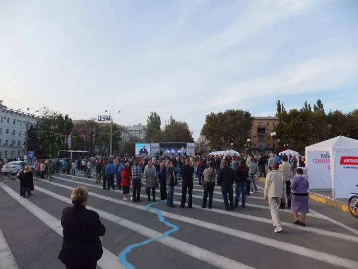 Юлия Тимошенко встретилась с херсонцами