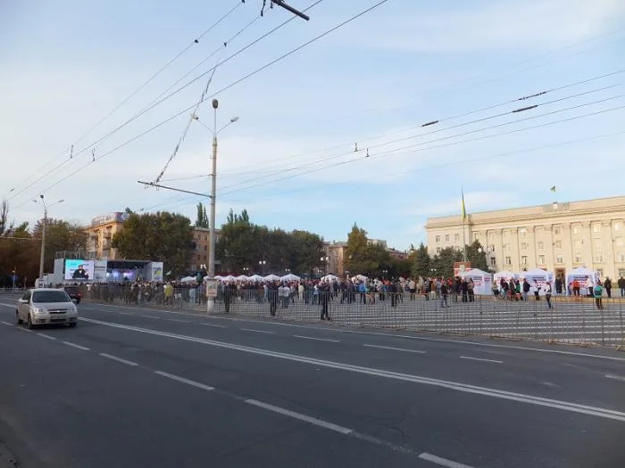 Юлия Тимошенко встретилась с херсонцами