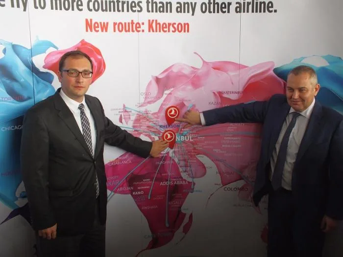 Turkish Airlines открыл регулярные рейсы в Херсон