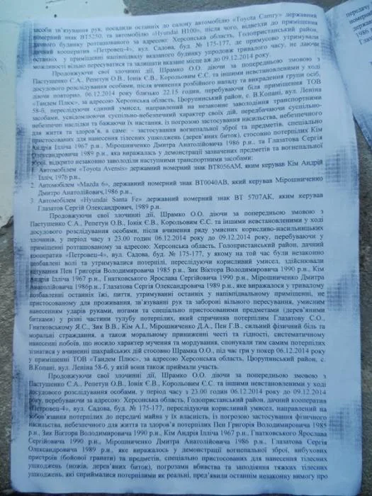 Цюрупинского активиста Шрамко отправляют в СИЗО, “Правый сектор” продолжает жечь шины
