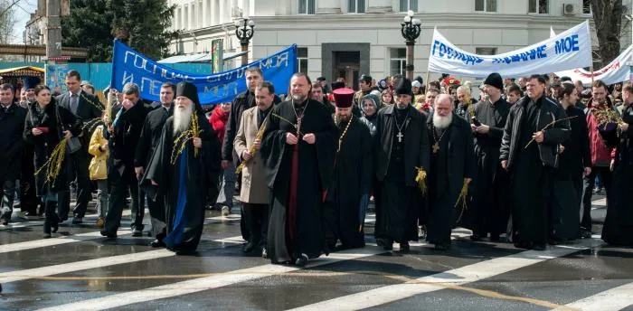 Херсонцы отпраздновали Вербное воскресенье