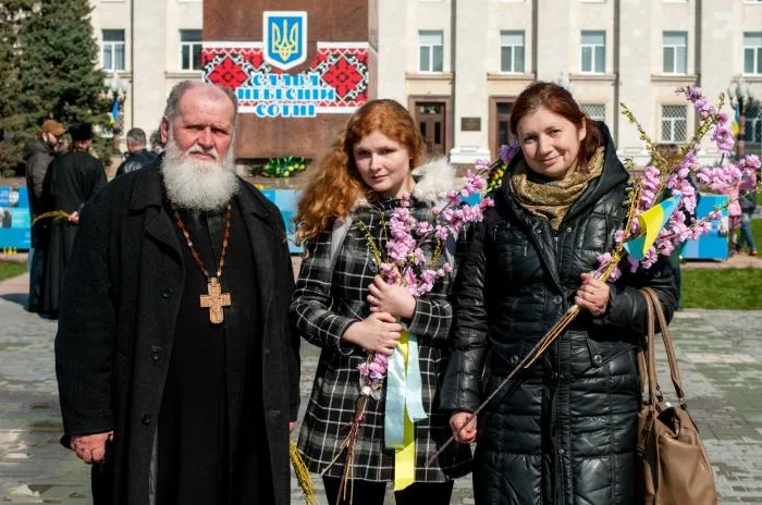Херсонцы отпраздновали Вербное воскресенье
