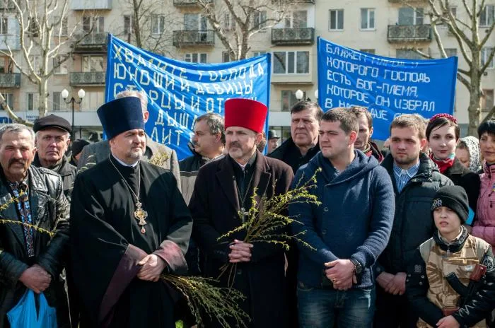 Херсонцы отпраздновали Вербное воскресенье