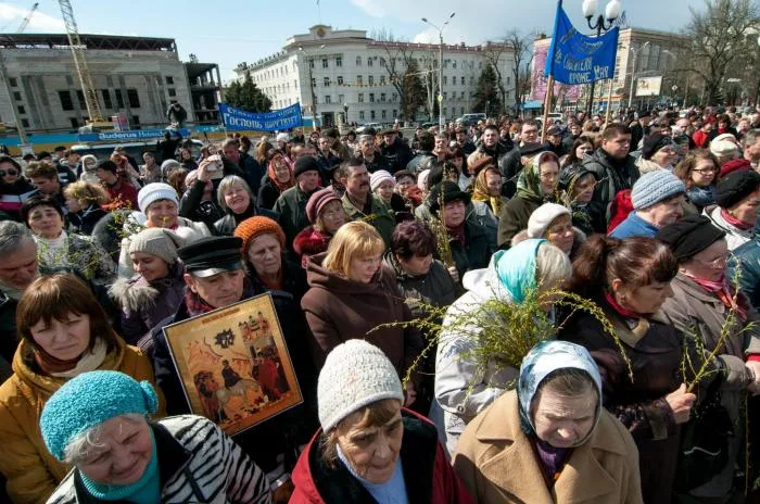 Херсонцы отпраздновали Вербное воскресенье