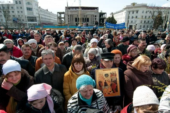 Херсонцы отпраздновали Вербное воскресенье
