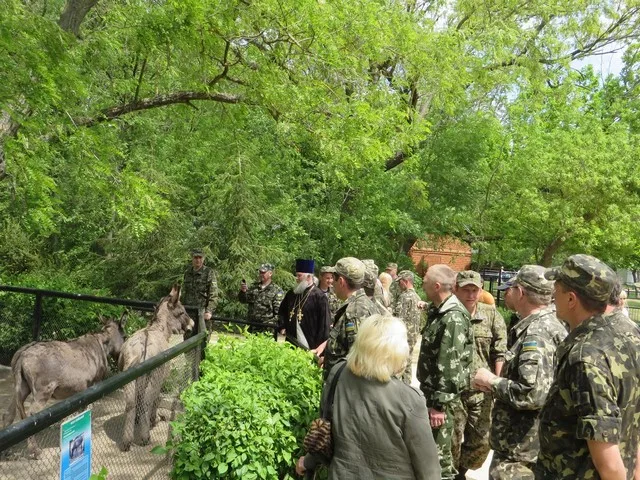 Вчера в Аскании-Нова военные молились о мире