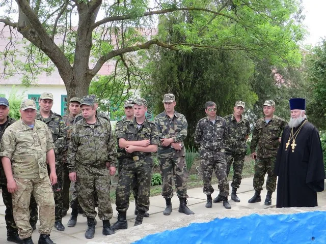 Вчера в Аскании-Нова военные молились о мире