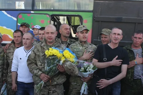 Бойцы батальона “Сармат” вернулись из АТО на день раньше