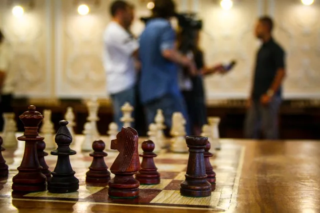 В Херсоне состоялся сеанс одновременный игры гроссмейстера с боцами АТО