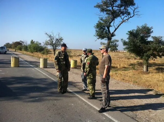 На границе уже все готово к блокаде Крыма (фоторепортаж)