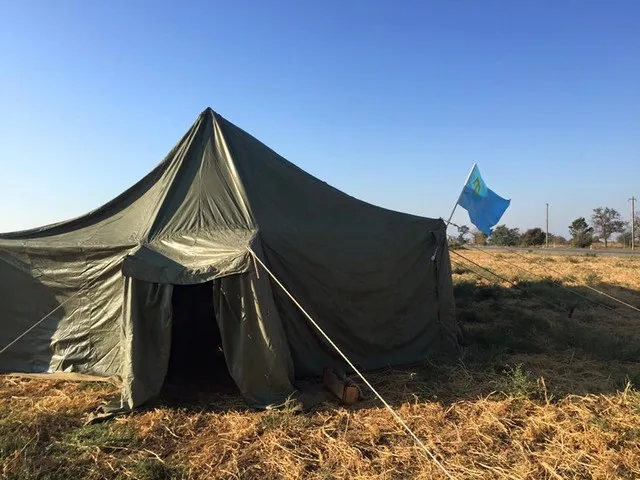 На границе уже все готово к блокаде Крыма (фоторепортаж)