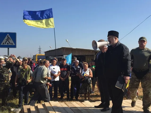 На границе уже все готово к блокаде Крыма (фоторепортаж)