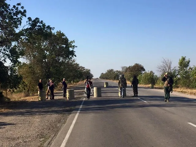 На границе уже все готово к блокаде Крыма (фоторепортаж)