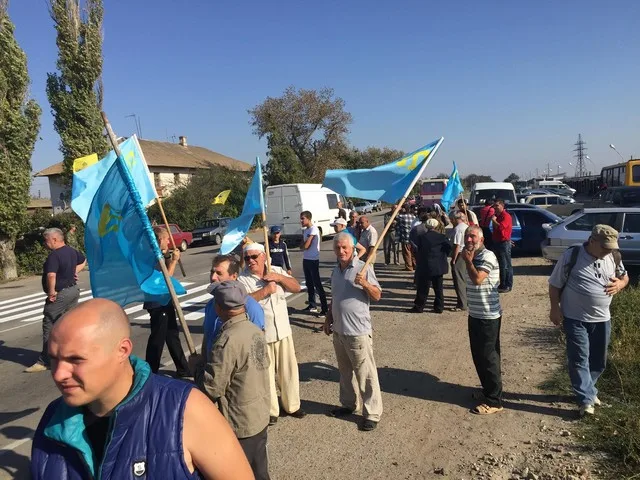 На границе уже все готово к блокаде Крыма (фоторепортаж)