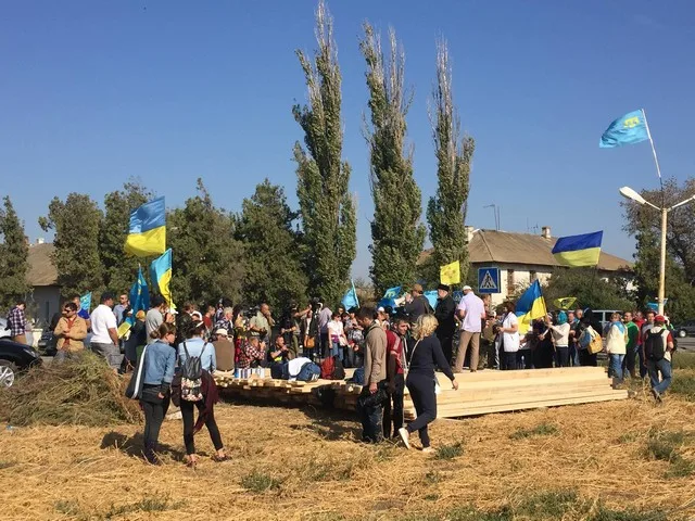 На границе уже все готово к блокаде Крыма (фоторепортаж)